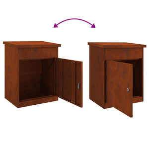 Θυρίδα Πακέτων με αποθήκευση Σκ rusty 47,5 x 38 x 59 εκ. - Pakobazaar