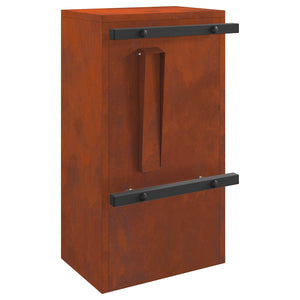 γραμματοκιβώτιο με αποθήκευση Σκ rusty 30 x 20 x 55 εκ. - Pakobazaar