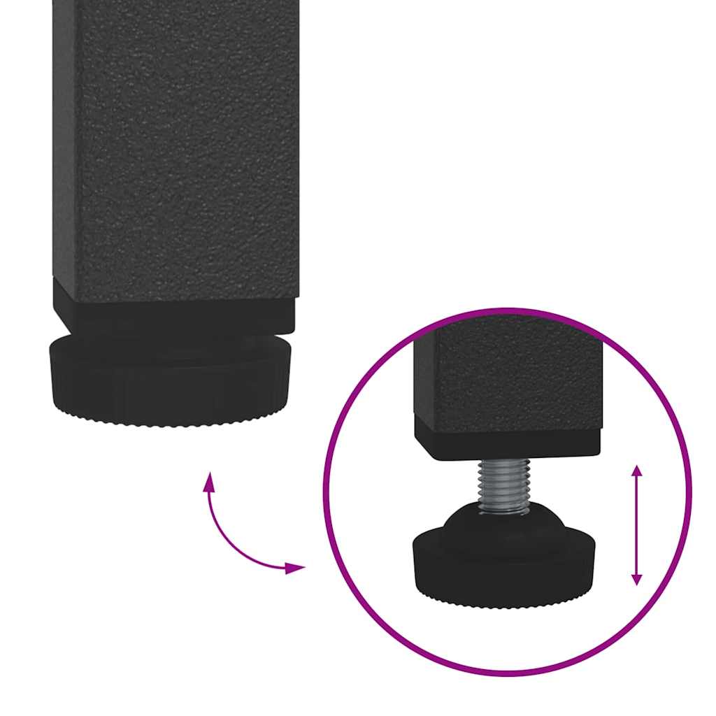 Αποθηκευτικός Χώρος Κουζίνας Λευκό 60 x 50 x 92 εκ Ατσάλι