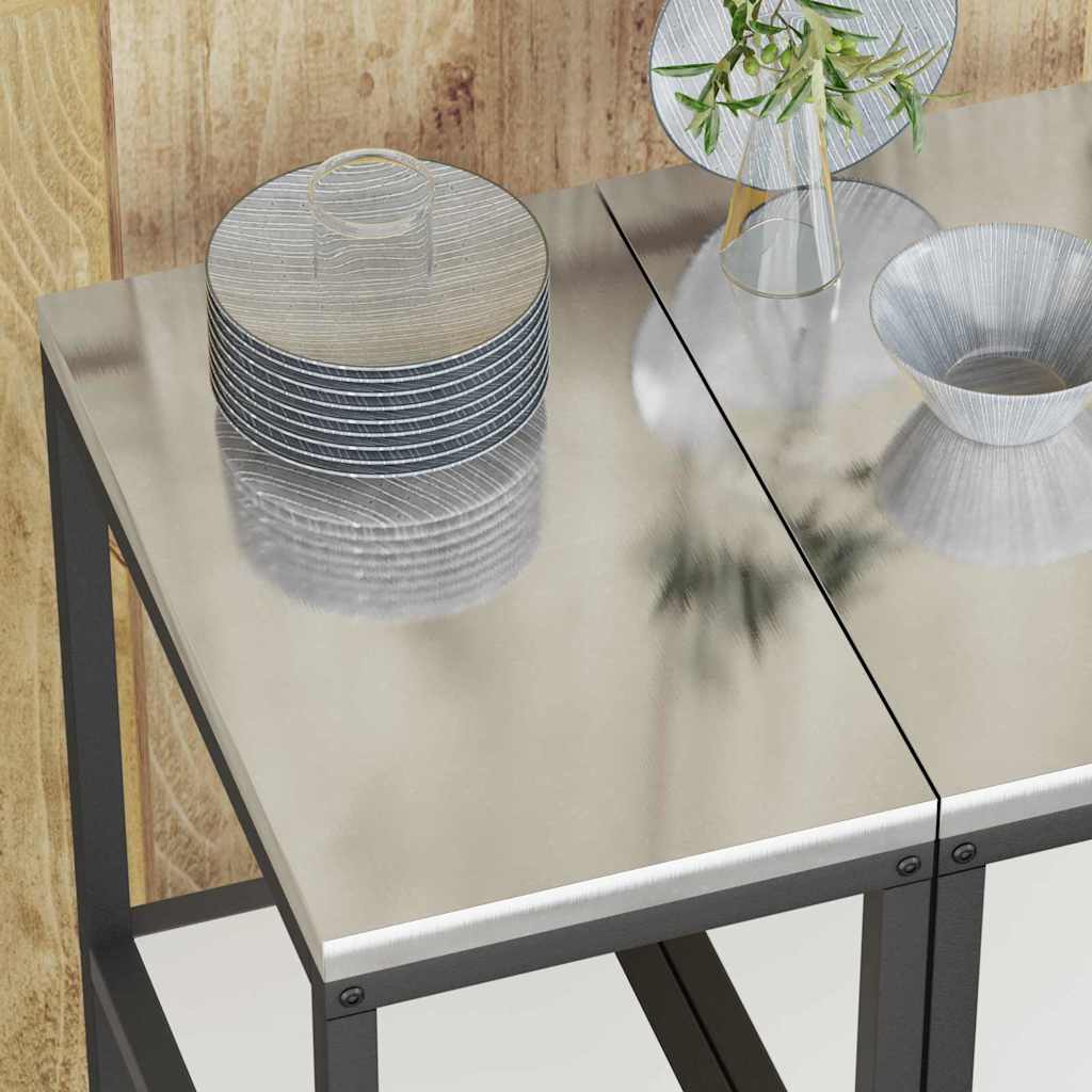 Αποθηκευτικός Χώρος Κουζίνας Λευκό 30 x 50 x 92 εκ Ατσάλι