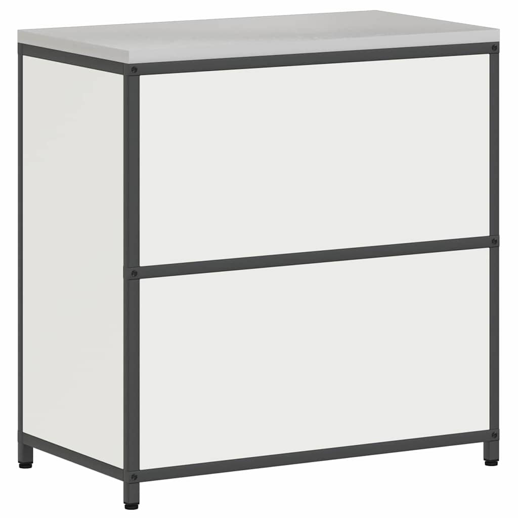 Αποθηκευτικός Χώρος Κουζίνας Λευκό 90 x 50 x 92 εκ Ατσάλι