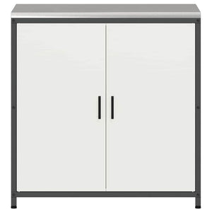 Ντουλάπα Αποθήκευσης Κουζίνας HATTEM Λευκό 90 x 50 x 92 εκ