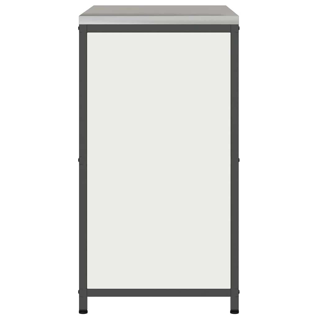 Αποθηκευτικός Χώρος Κουζίνας Λευκό 90 x 50 x 92 εκ Ατσάλι