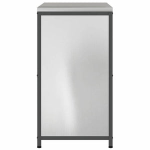 Ντουλάπα Αποθήκευσης Κουζίνας HATTEM Ασημί 90 x 50 x 92 εκ