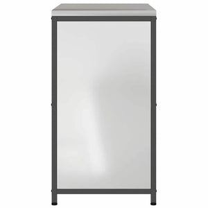 Ντουλάπα Αποθήκευσης Κουζίνας HATTEM Ασημί 90 x 50 x 92 εκ