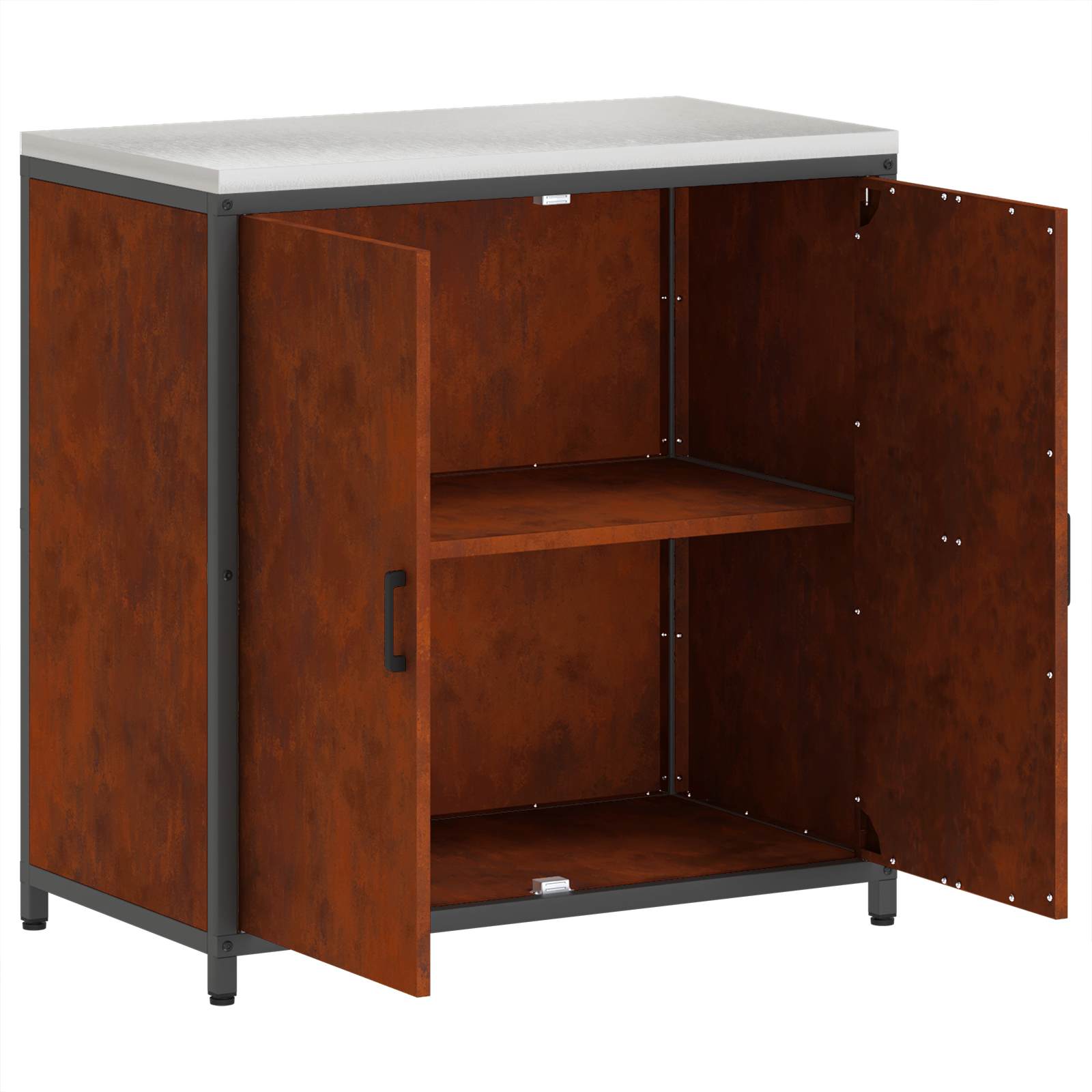 Αποθηκευτικός Χώρος Κουζίνας HATTEM Σκ rusty 90 x 50 x 92 εκ