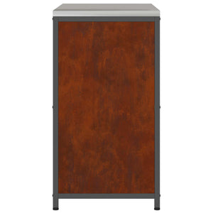 Ντουλάπα Αποθήκευσης Κουζίνας HATTEM Σκ rusty 90 x 50 x 92 εκ