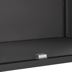 Ντουλάπα Αποθήκευσης Κουζίνας HATTEM Μαύρο 60 x 50 x 92 εκ - Pakobazaar