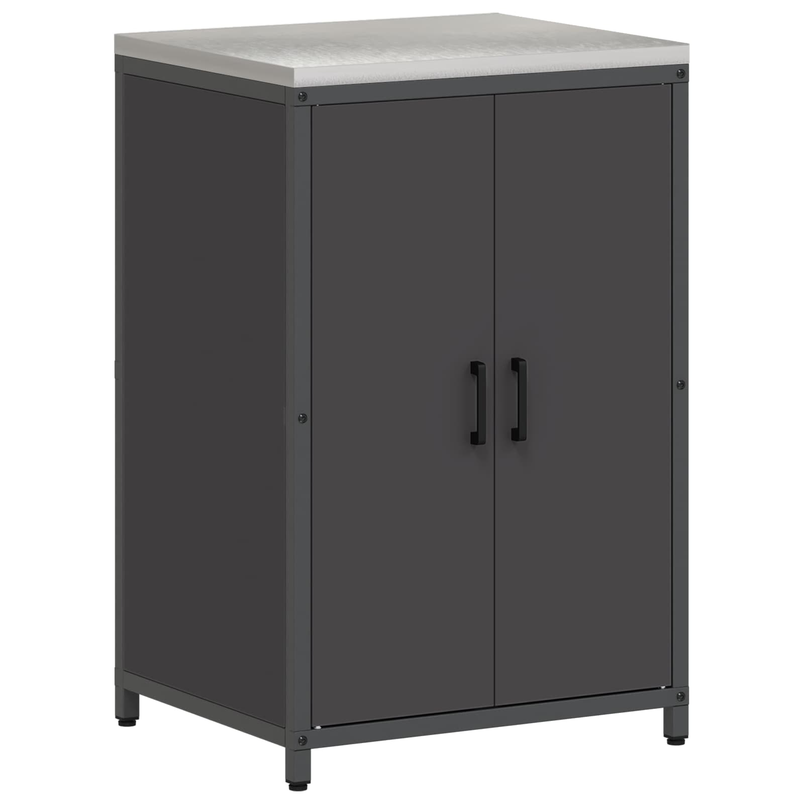 Ντουλάπα Αποθήκευσης Κουζίνας HATTEM Μαύρο 60 x 50 x 92 εκ - Pakobazaar