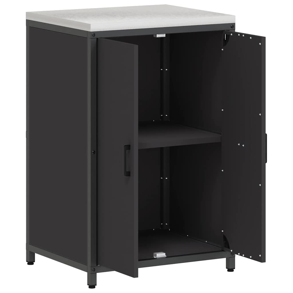Αποθηκευτικός Χώρος Κουζίνας HATTEM Μαύρο 60 x 50 x 92 εκ