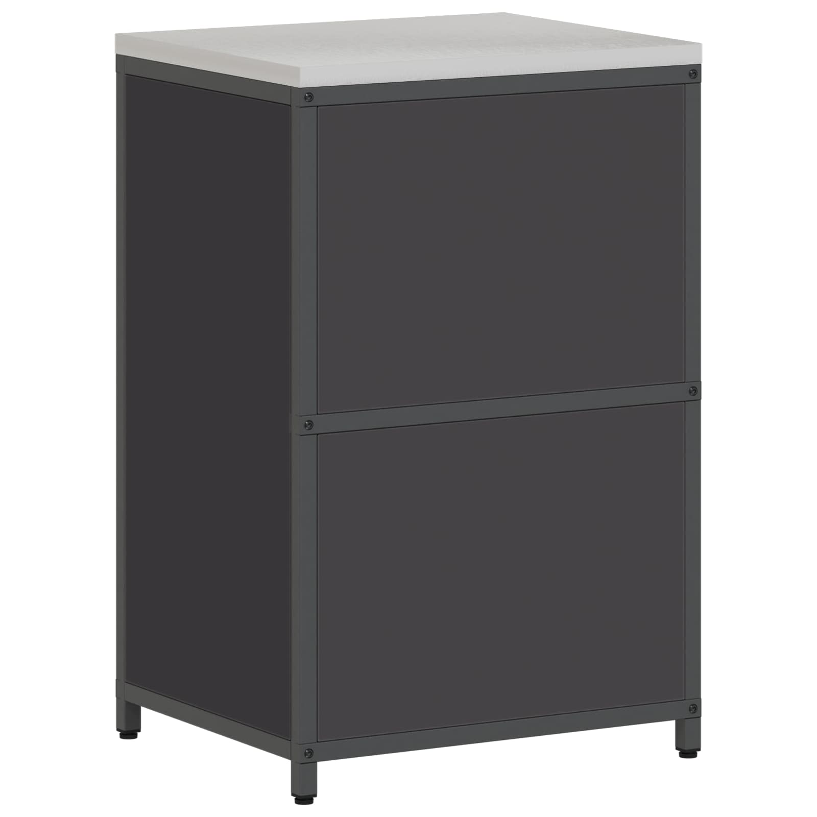 Ντουλάπα Αποθήκευσης Κουζίνας HATTEM Μαύρο 60 x 50 x 92 εκ - Pakobazaar