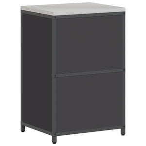 Ντουλάπα Αποθήκευσης Κουζίνας HATTEM Μαύρο 60 x 50 x 92 εκ - Pakobazaar