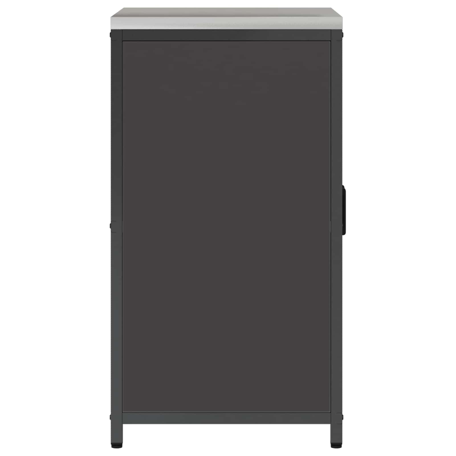 Ντουλάπα Αποθήκευσης Κουζίνας HATTEM Μαύρο 60 x 50 x 92 εκ - Pakobazaar
