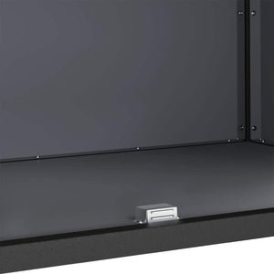 Αποθηκευτικός Χώρος Κουζίνας Ανθρακί 60 x 50 x 92 εκ Ατσάλι - Pakobazaar