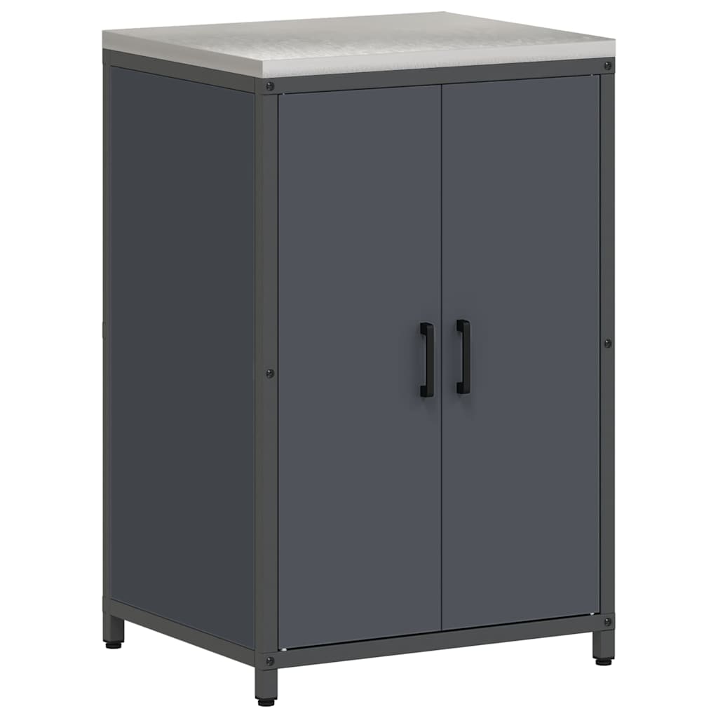 Αποθηκευτικός Χώρος Κουζίνας Ανθρακί 60 x 50 x 92 εκ Ατσάλι - Pakobazaar