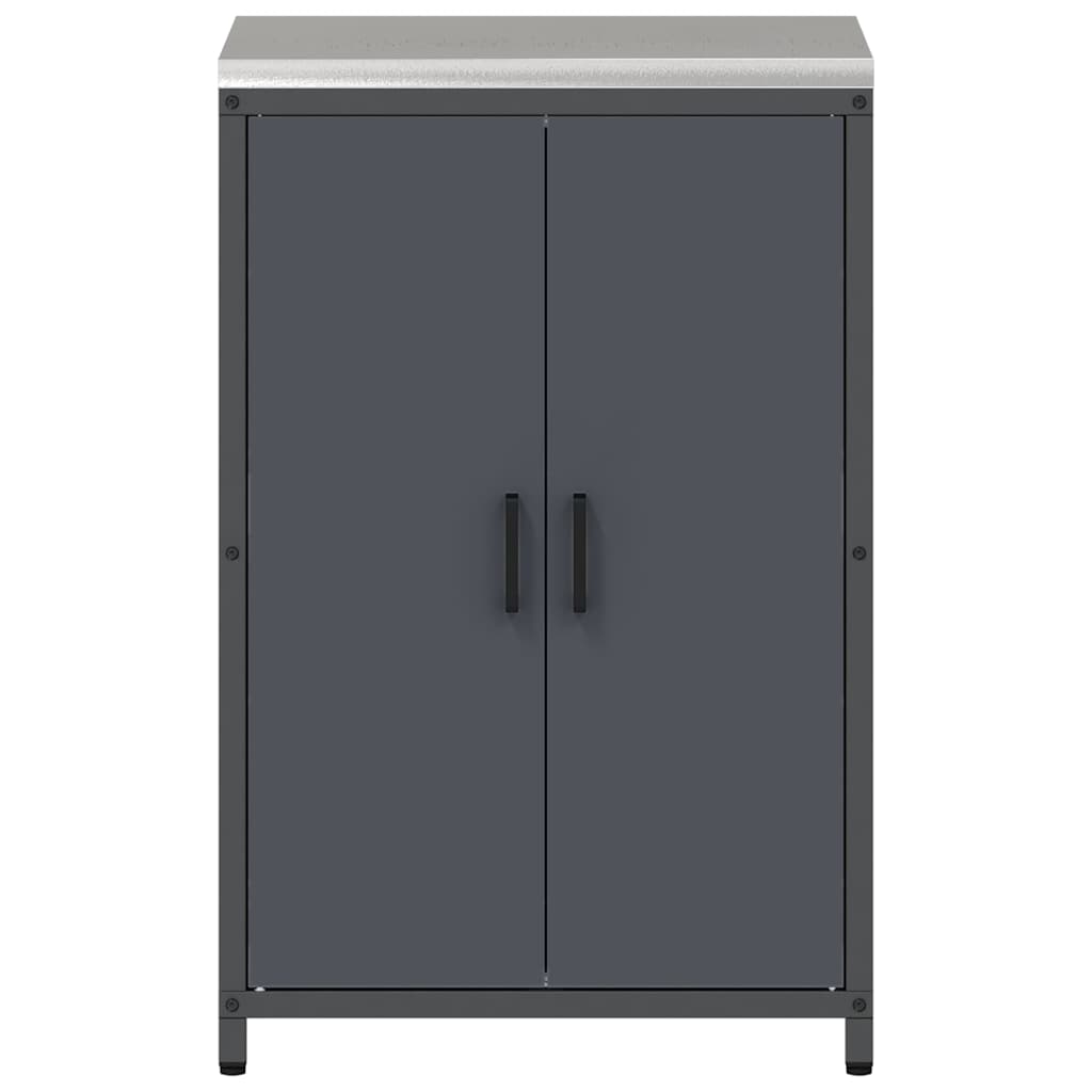 Αποθηκευτικός Χώρος Κουζίνας Ανθρακί 60 x 50 x 92 εκ Ατσάλι - Pakobazaar