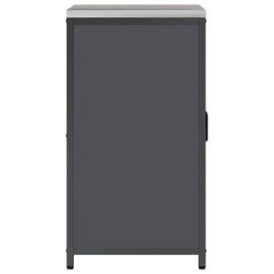 Αποθηκευτικός Χώρος Κουζίνας Ανθρακί 60 x 50 x 92 εκ Ατσάλι - Pakobazaar