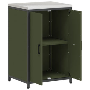 Ντουλάπα Αποθήκευσης Κουζίνας HATTEM Λαδί 60 x 50 x 92 εκ