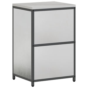 Ντουλάπα Αποθήκευσης Κουζίνας HATTEM Ασημί 60 x 50 x 92 εκ