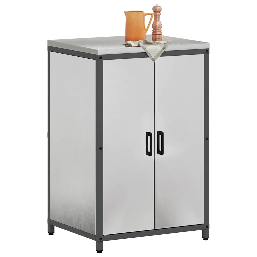 Αποθηκευτικός Χώρος Κουζίνας HATTEM Ασημί 60 x 50 x 92 εκ