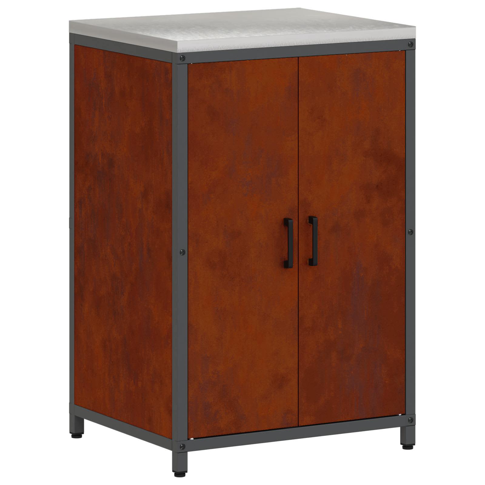 Αποθηκευτικός Χώρος Κουζίνας Σκ rusty 60 x 50 x 92 εκ Ατσάλι