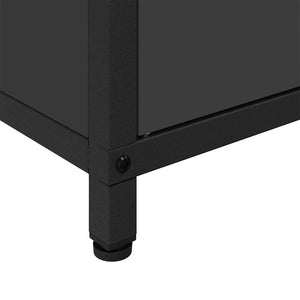Ντουλάπα Αποθήκευσης Κουζίνας HATTEM Μαύρο 90 x 50 x 53 εκ