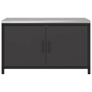 Ντουλάπα Αποθήκευσης Κουζίνας HATTEM Μαύρο 90 x 50 x 53 εκ