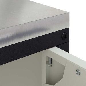 Ντουλάπα Αποθήκευσης Κουζίνας HATTEM Λευκό 90 x 50 x 53 εκ