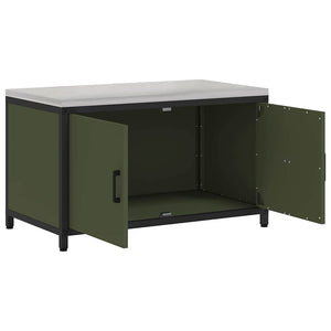 Ντουλάπα Αποθήκευσης Κουζίνας HATTEM Λαδί 90 x 50 x 53 εκ
