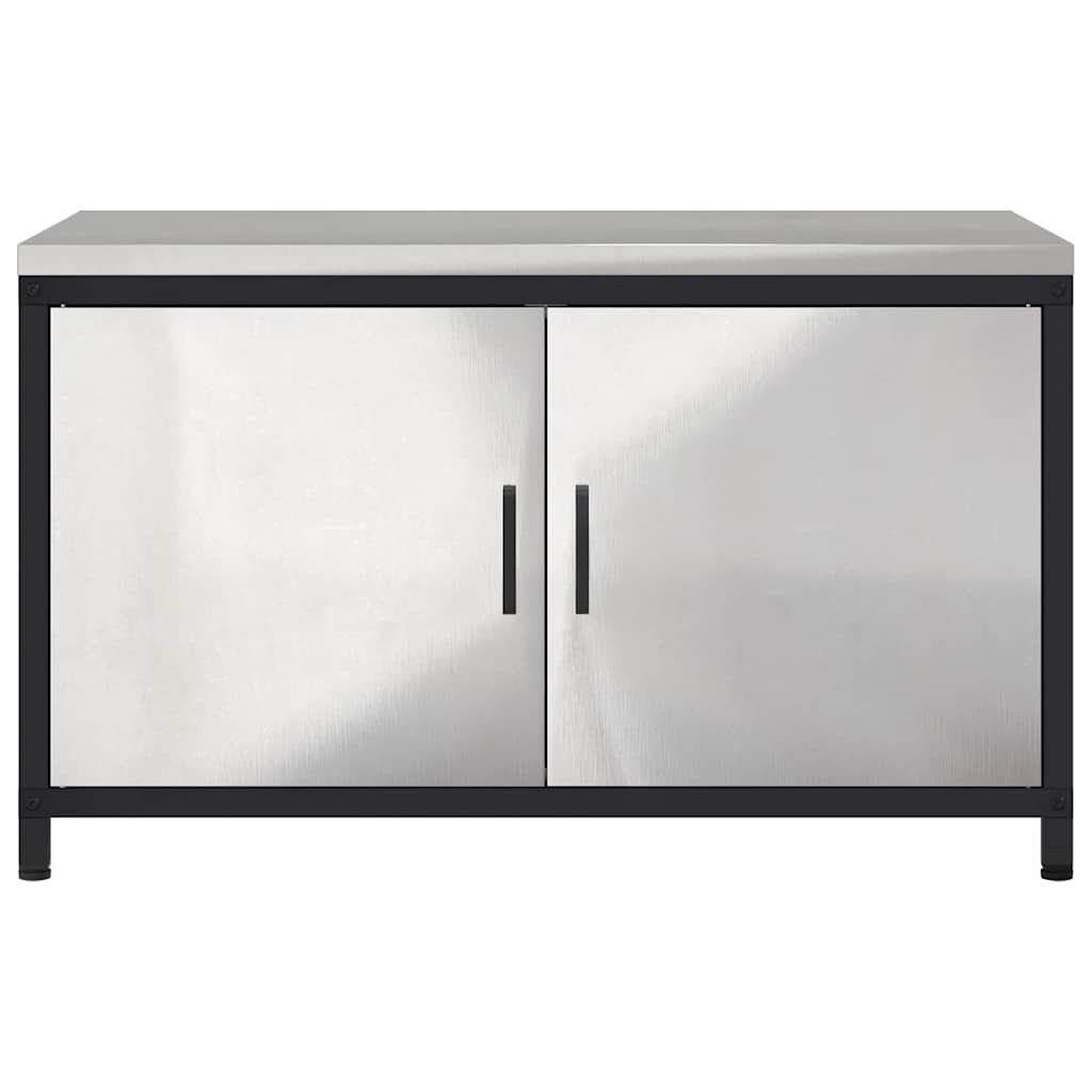 Αποθηκευτικός Χώρος Κουζίνας HATTEM Ασημί 90 x 50 x 53 εκ