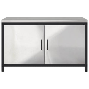 Ντουλάπα Αποθήκευσης Κουζίνας HATTEM Ασημί 90 x 50 x 53 εκ