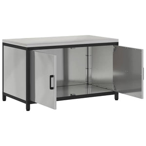 Ντουλάπα Αποθήκευσης Κουζίνας HATTEM Ασημί 90 x 50 x 53 εκ