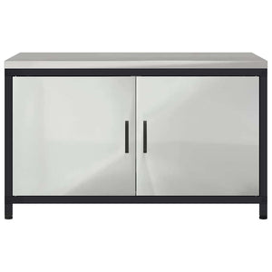 Ντουλάπα Αποθήκευσης Κουζίνας HATTEM Ασημί 90 x 50 x 53 εκ