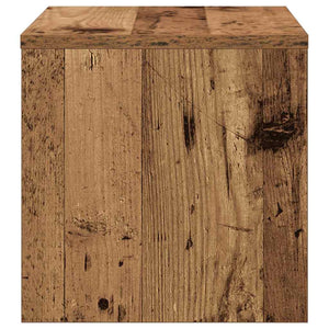Κομοδίνο 2 pcs Παλαιό ξύλο 40 x 40 x 30 cm Επεξεργασμένο ξύλο - Pakobazaar