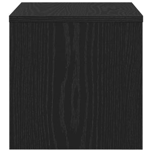 Κομοδίνο Μαύρη δρυς 40 x 40 x 30 cm Επεξεργασμένο Ξύλο