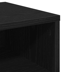 Κομοδίνο 2 τεμ. Μαύρη δρυς 40 x 40 x 30 cm Επεξεργασμένο Ξύλο