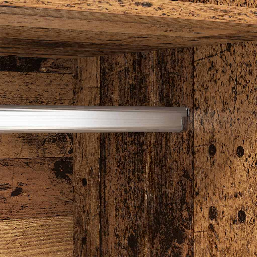 Ντουλάπι με ράφι Παλιό ξύλο 50 x 50 x 200 cm Επεξεργασμένο ξύλο - Pakobazaar