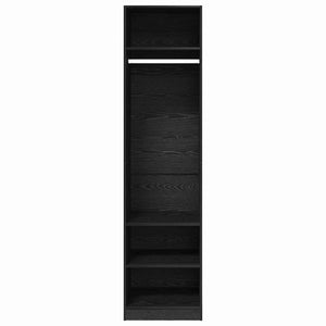 Ντουλάπι με ράφι Μαύρη Οξυά 50 x 50 x 200 cm Επεξεργασμένο ξύλο - Pakobazaar