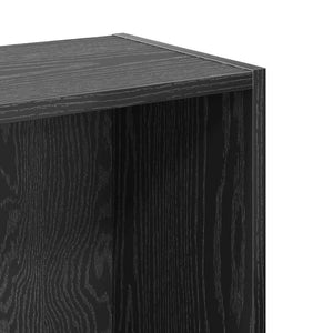 Ράφι Βιβλίων Μαύρη Οξυά 80 x 24 x 76 εκ. Επεξεργασμένο ξύλο - Pakobazaar