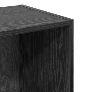 Ράφι Βιβλίων Μαύρη Οξυά 40 x 30 x 152 εκ. Επεξεργασμένο ξύλο - Pakobazaar