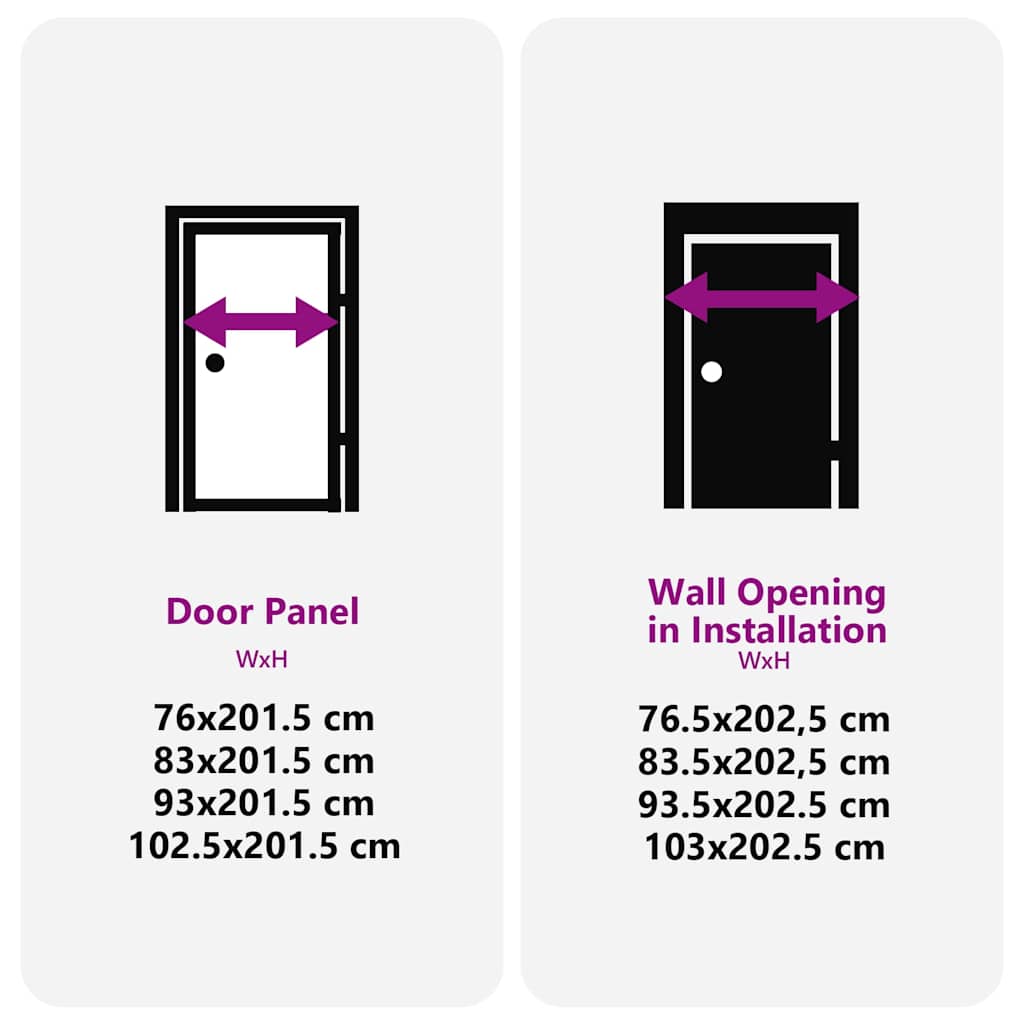 Γυάλινη πόρτα Μαύρο 76 x 3.5 x 201.5 εκ Αλουμίνιο