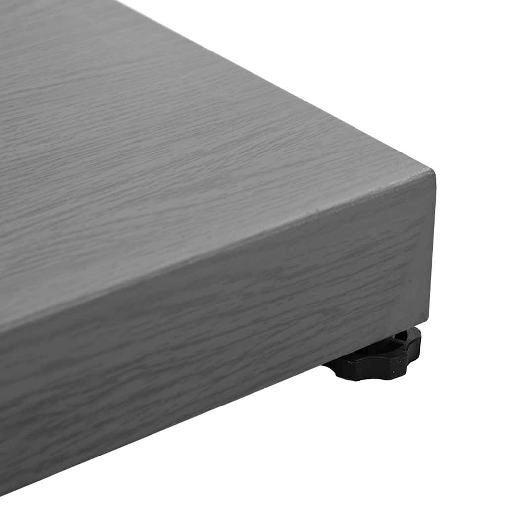 Βάση ομπρέλας Σκούρο Γκρι Ξύλινη όψη 45 x 45 x 31,5 εκ.