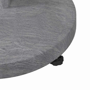 Βάση ομπρέλας 24.35 kg Σκούρο Γκρι Ξύλινη όψη Γύρος