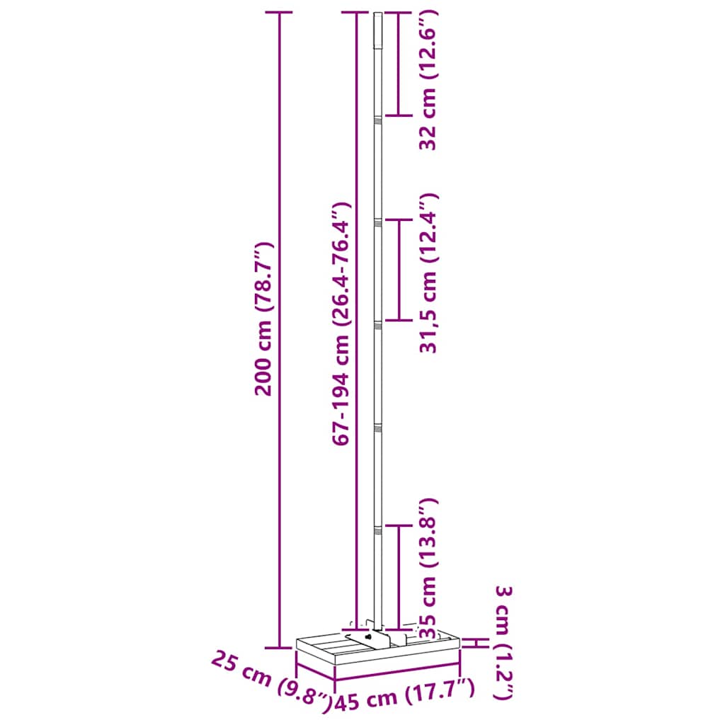 Κουρέας Κήπου Μαύρο Χάλυβας με επίστρωση πούδρας