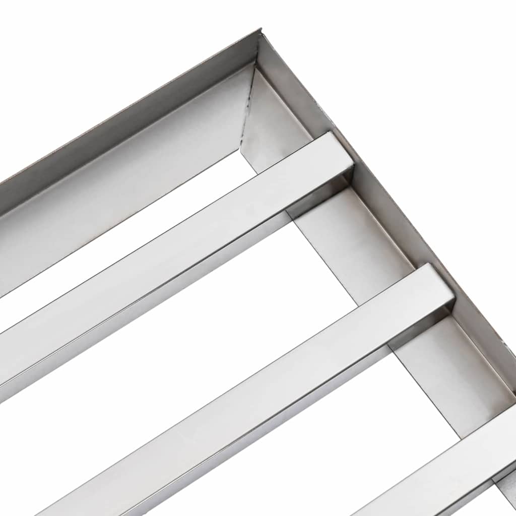 Αντάπτορας για Γκαζόν Ασημί 75 x 25 x 6 εκ Ανοξείδωτο ατσάλι - Pakobazaar