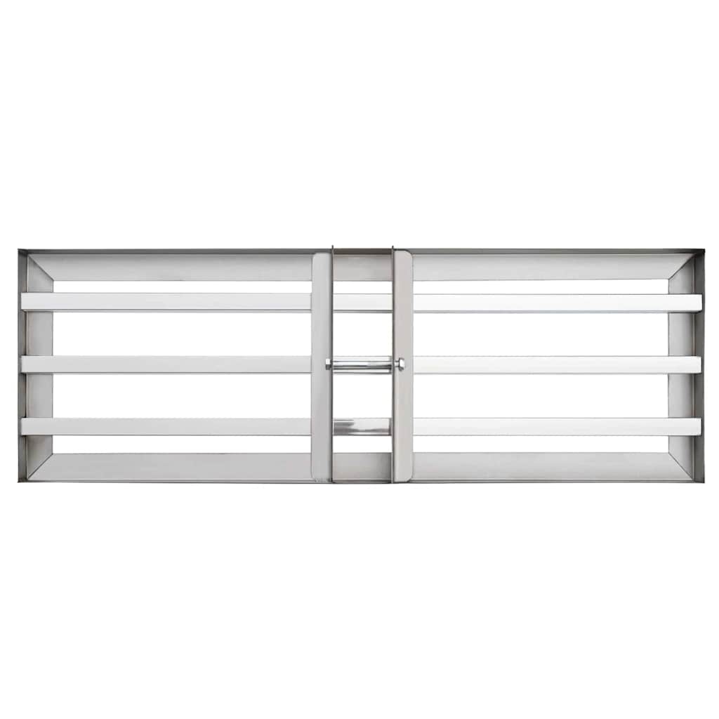 Αντάπτορας για Γκαζόν Ασημί 75 x 25 x 6 εκ Ανοξείδωτο ατσάλι - Pakobazaar