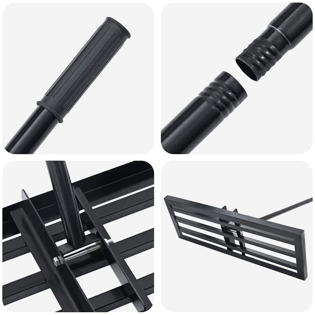 Κουρέας Κήπου Μαύρο Χάλυβας με επίστρωση πούδρας - Pakobazaar