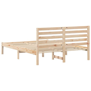 Σκελετός Κρεβατιού Καφέ 120 x 190 cm Στερεά ξυλεία πεύκου