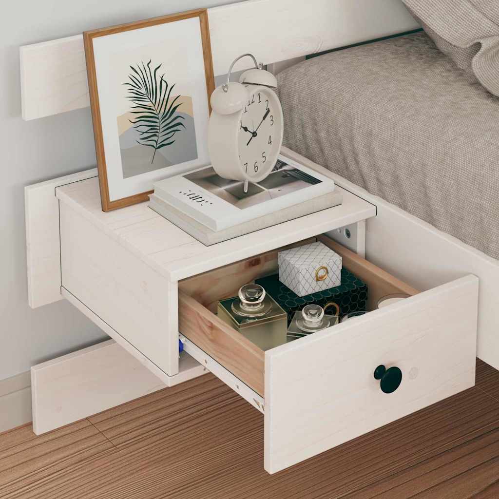 Σκελετός Κρεβατιού Λευκό 90 x 200 cm Στερεά ξυλεία πεύκου