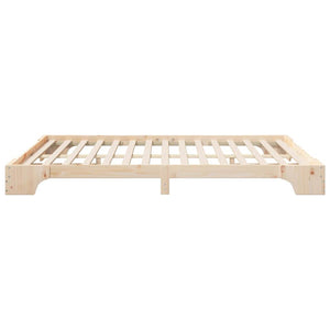 Σκελετός Κρεβατιού Καφέ 160 x 210 cm Στερεά ξυλεία πεύκου - Pakobazaar